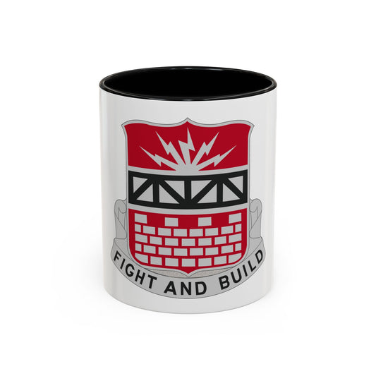 216 Engineer Battalion (U.S. Army) Accent Coffee Mug