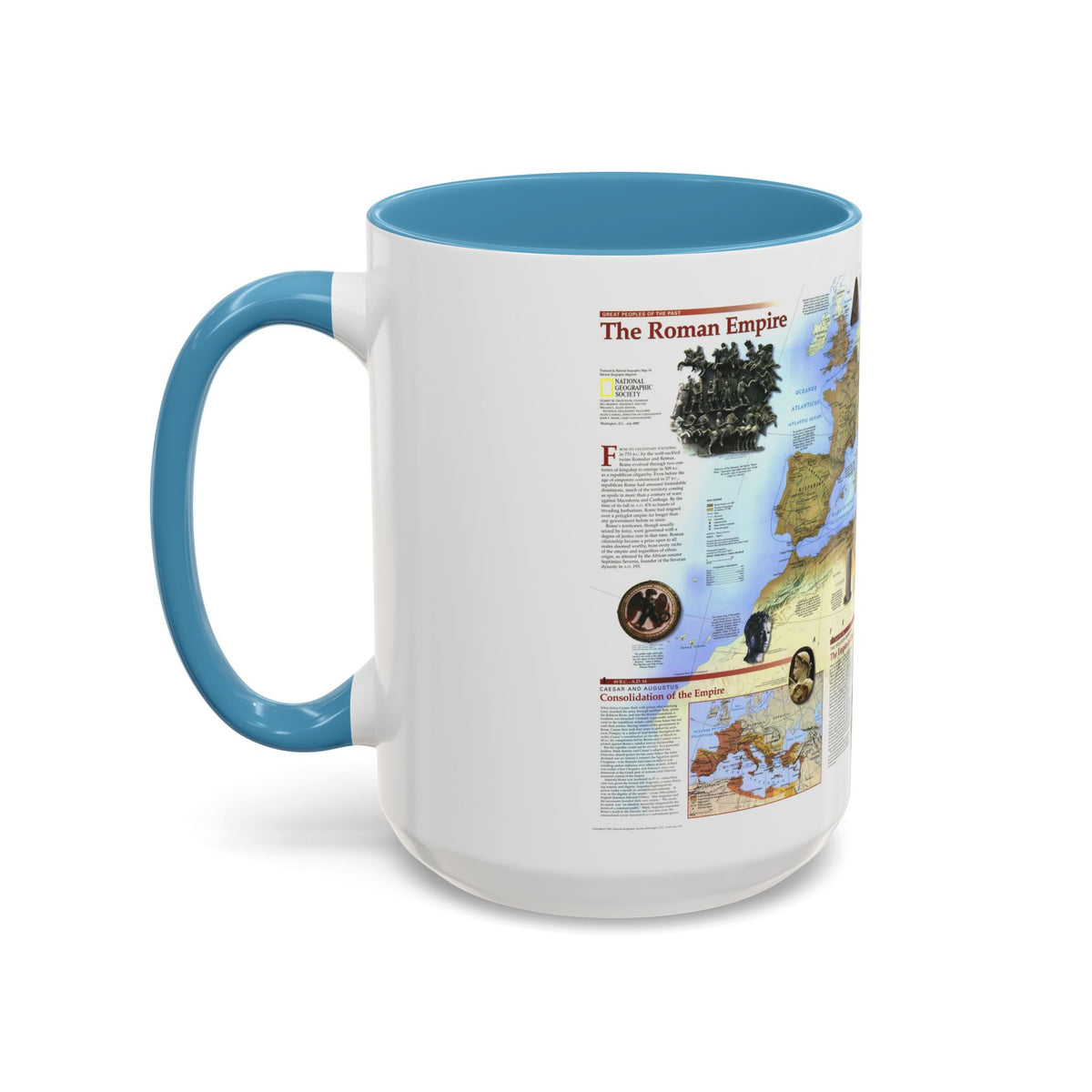 Roman Empire (1997) (Map) Accent Coffee Mug