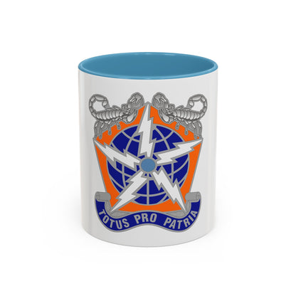 505 Signal Brigade 3 (U.S. Army) Accent Coffee Mug