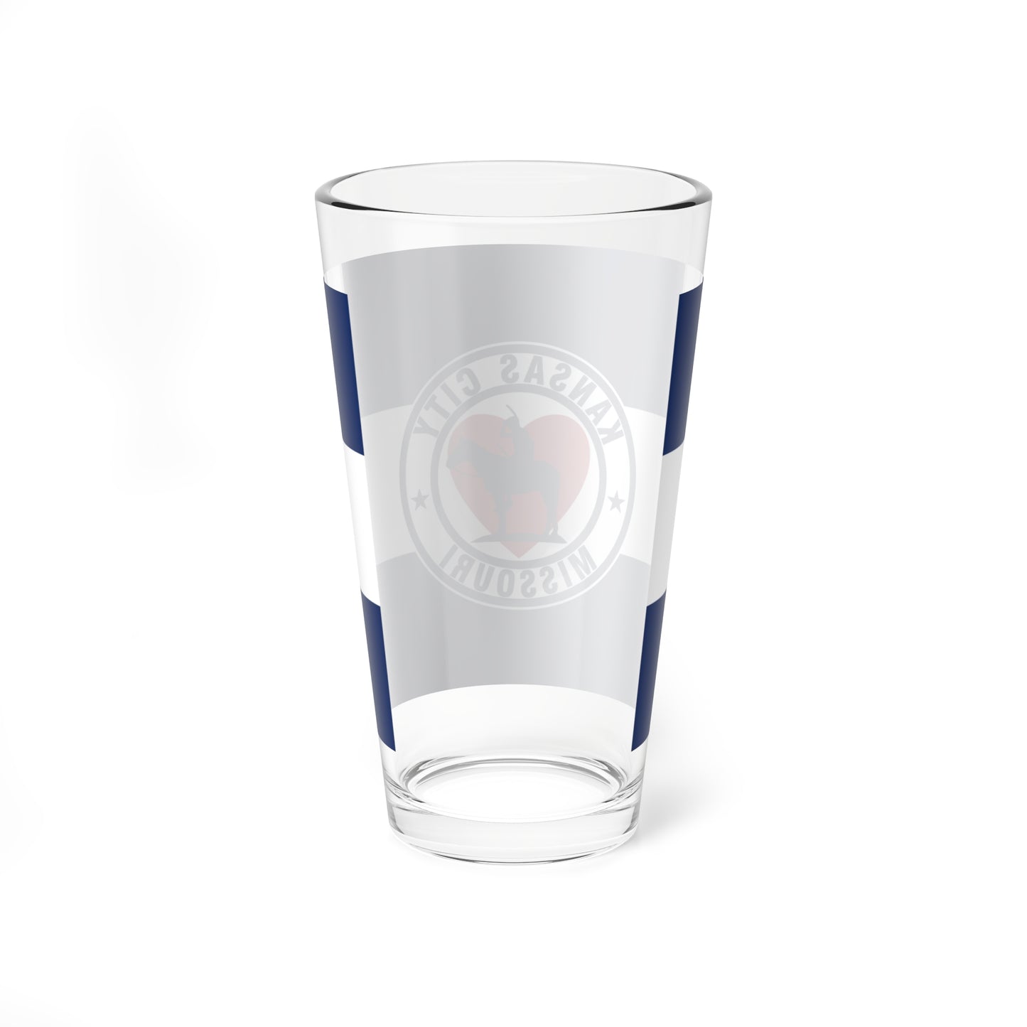 Flag of Kansas City Missouri 1944-1972 (United States) Pint Glass 16oz