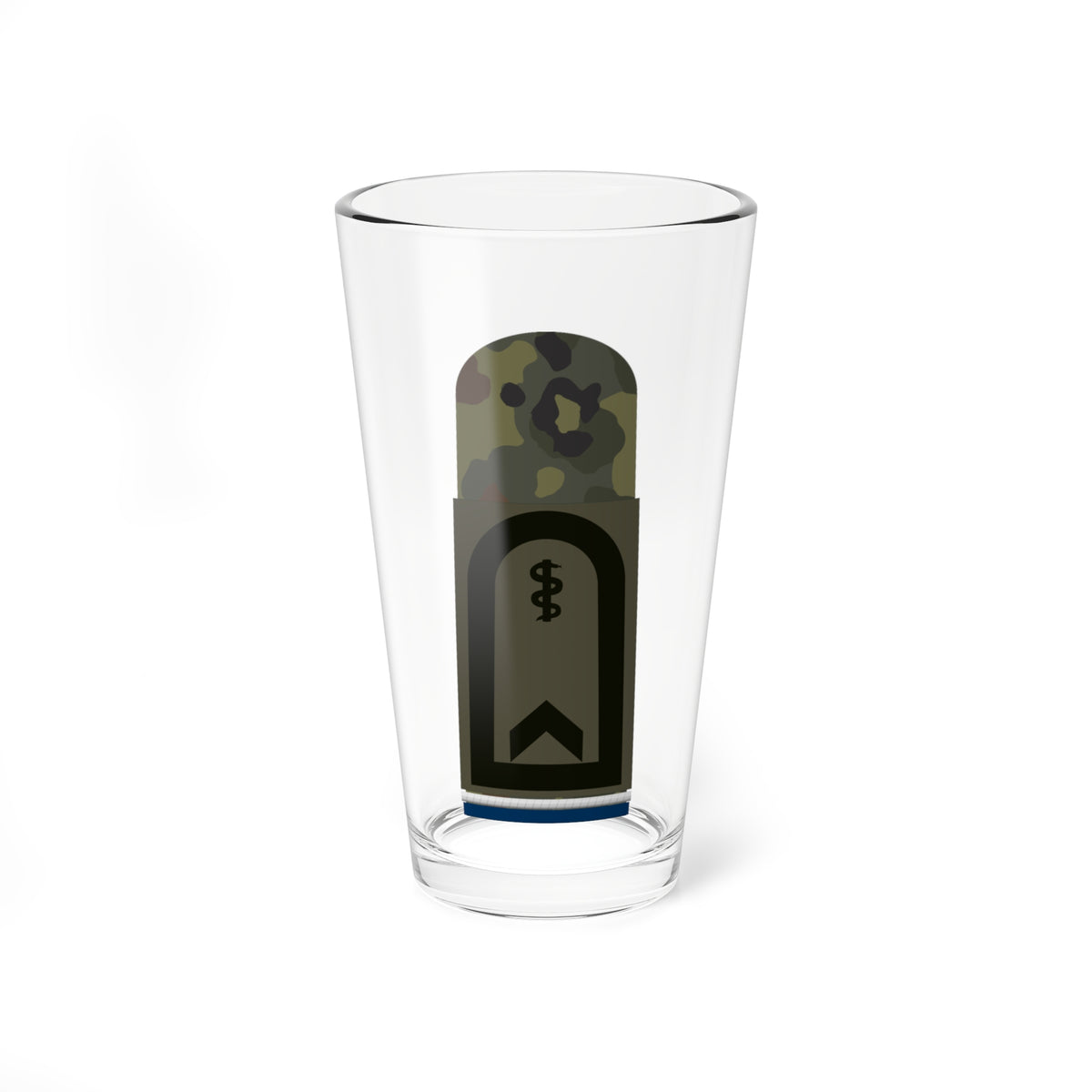 HA OS5 31a Fähnrich SanOA San HMx R (Germany) (Military Rank) Pint Glass 16oz