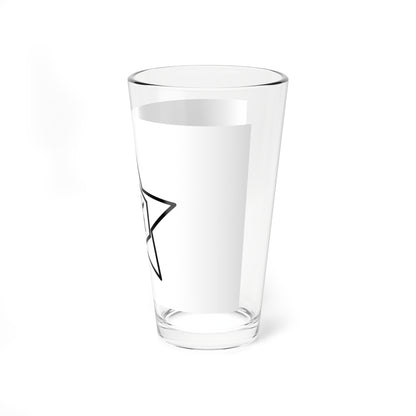 Flag of Oshamanbe Hokkaido 1913-1953 (Japan) Pint Glass 16oz