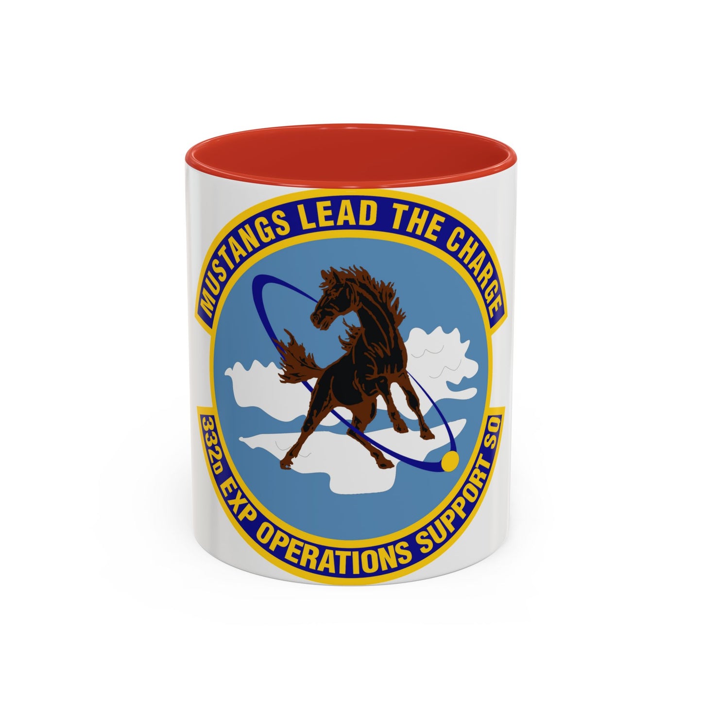 332d Expeditionary Operations Support Squadron (U.S. Air Force) Accent Coffee Mug