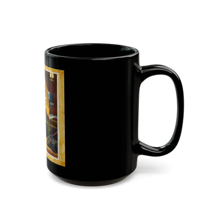 Camp Wickie, Illustration - Black Coffee Mug-Go Mug Yourself