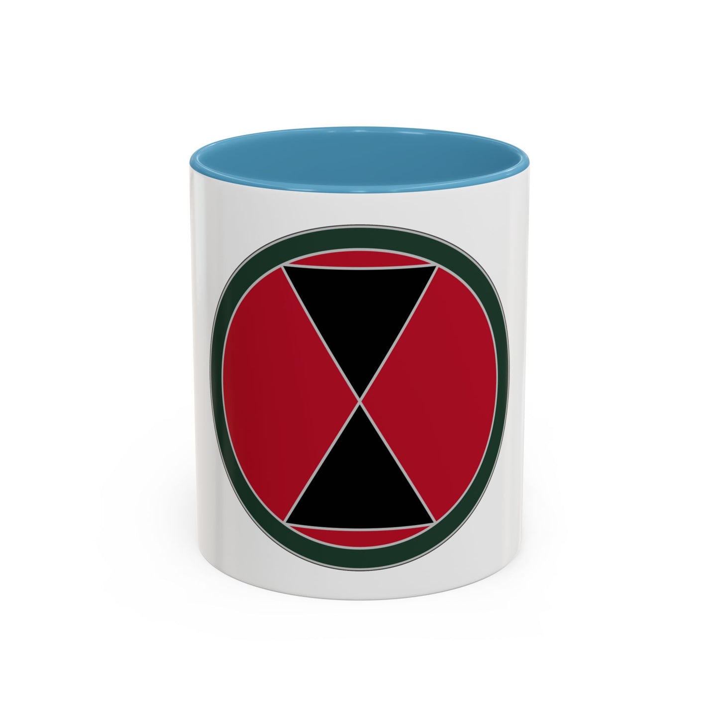 7 Infantry Division (U.S. Army) Accent Coffee Mug