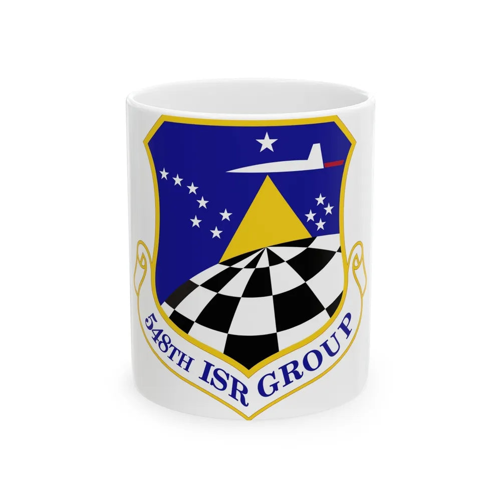 548 Intelligence Surveillance and Reconnaissance Group ACC (U.S. Air Force) White Coffee Mug-11oz-Go Mug Yourself