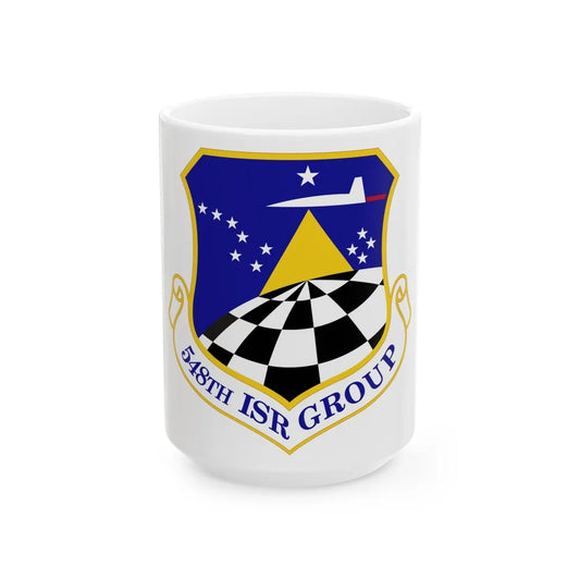 548 Intelligence Surveillance and Reconnaissance Group ACC (U.S. Air Force) White Coffee Mug-15oz-Go Mug Yourself