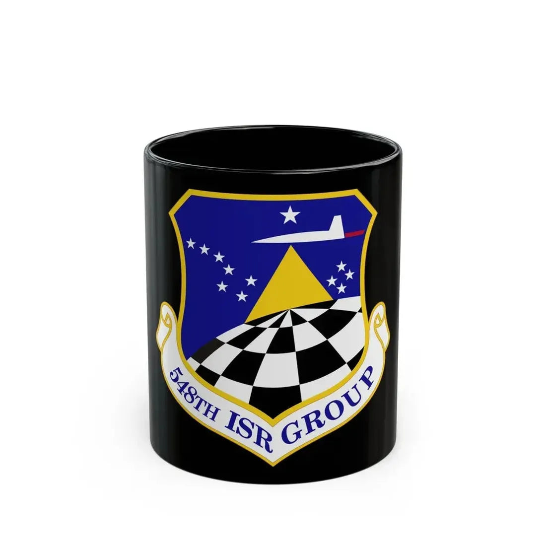 548 Intelligence Surveillance and Reconnaissance Group ACC (U.S. Air Force) Black Coffee Mug 11oz - Go Mug Yourself