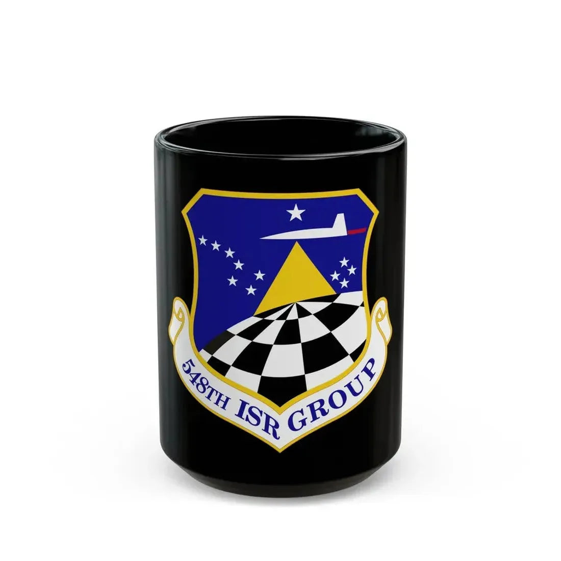 548 Intelligence Surveillance and Reconnaissance Group ACC (U.S. Air Force) Black Coffee Mug 15oz - Go Mug Yourself