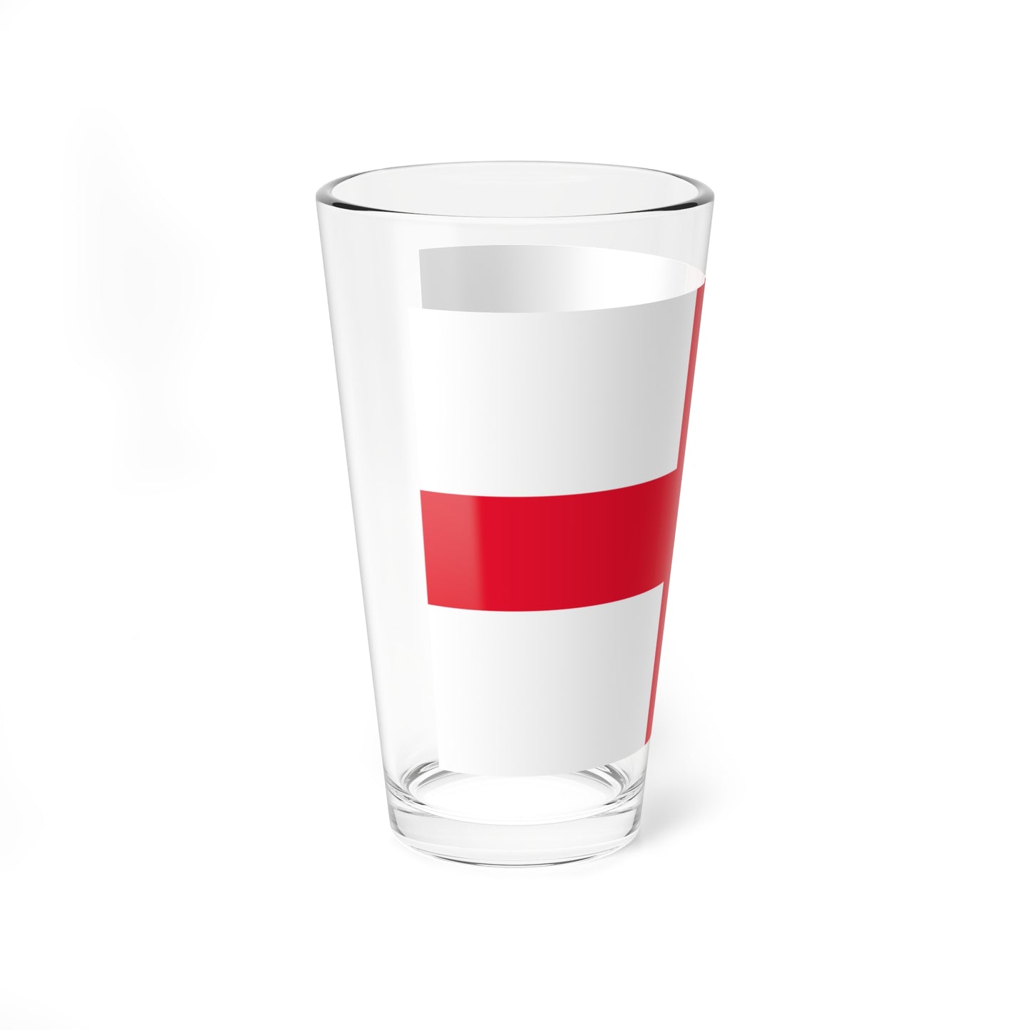 Flag of Guernsey 1936 (United Kingdom) Pint Glass 16oz