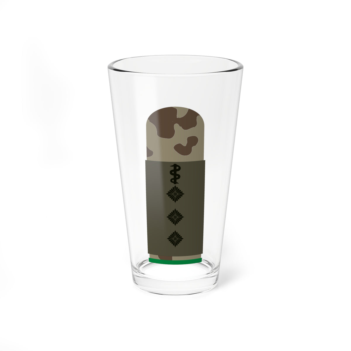 HA OS3 43b Stabsarzt FSchJg HMx L (Military Rank) Pint Glass 16oz