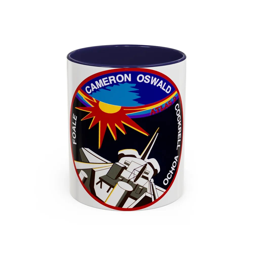 STS 56 (NASA) Accent Coffee Mug-11oz-Navy-Go Mug Yourself