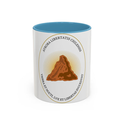 Reverse of the Coat of Arms of Chile (1812-1814) - Accent Coffee Mug