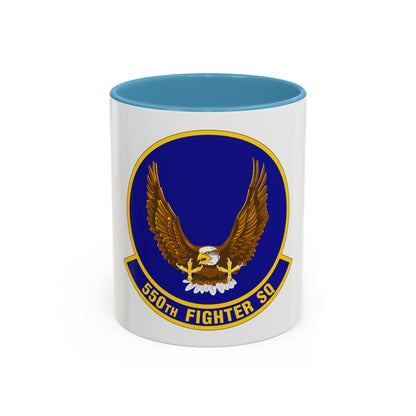 550 Fighter Squadron AETC (U.S. Air Force) Accent Coffee Mug