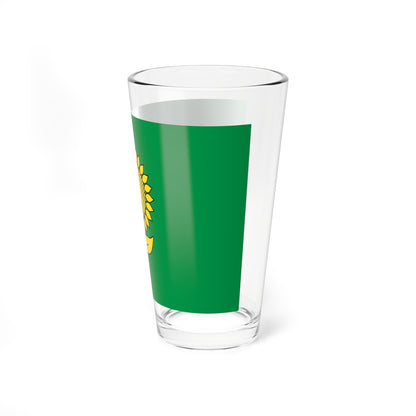 Flag of Alexeyevsky rayon (Russia) Pint Glass 16oz
