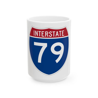 Interstate 79 (U.S. Highways) White Coffee Mug