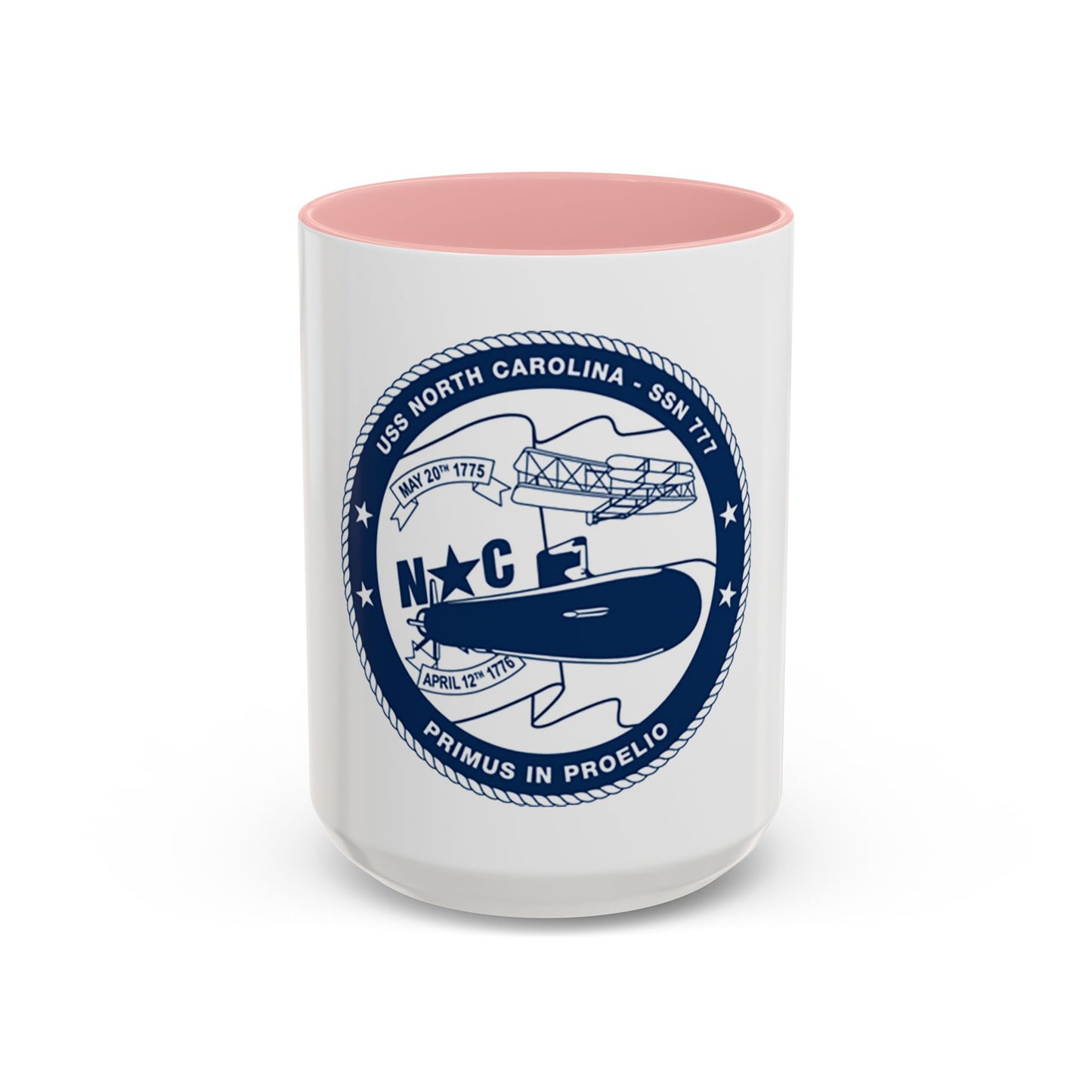 USS North Carolina SSN 777 (U.S. Coast Guard) Accent Coffee Mug