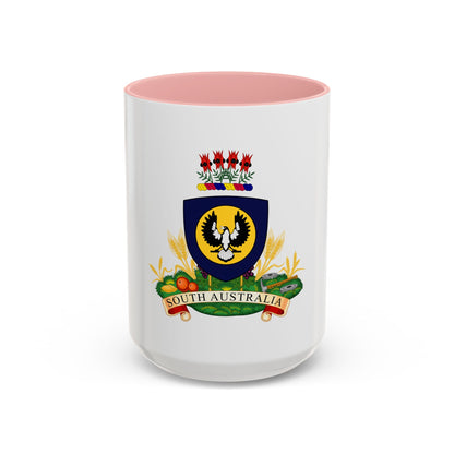 Coat of arms of South Australia - Accent Coffee Mug