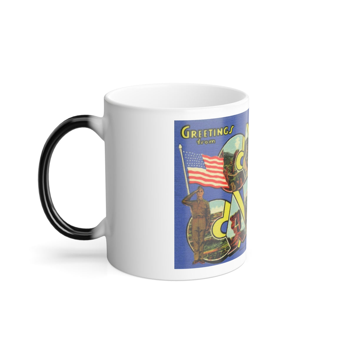 Camp Carson Colorado (Greeting Postcards) Color Changing Mug 11oz