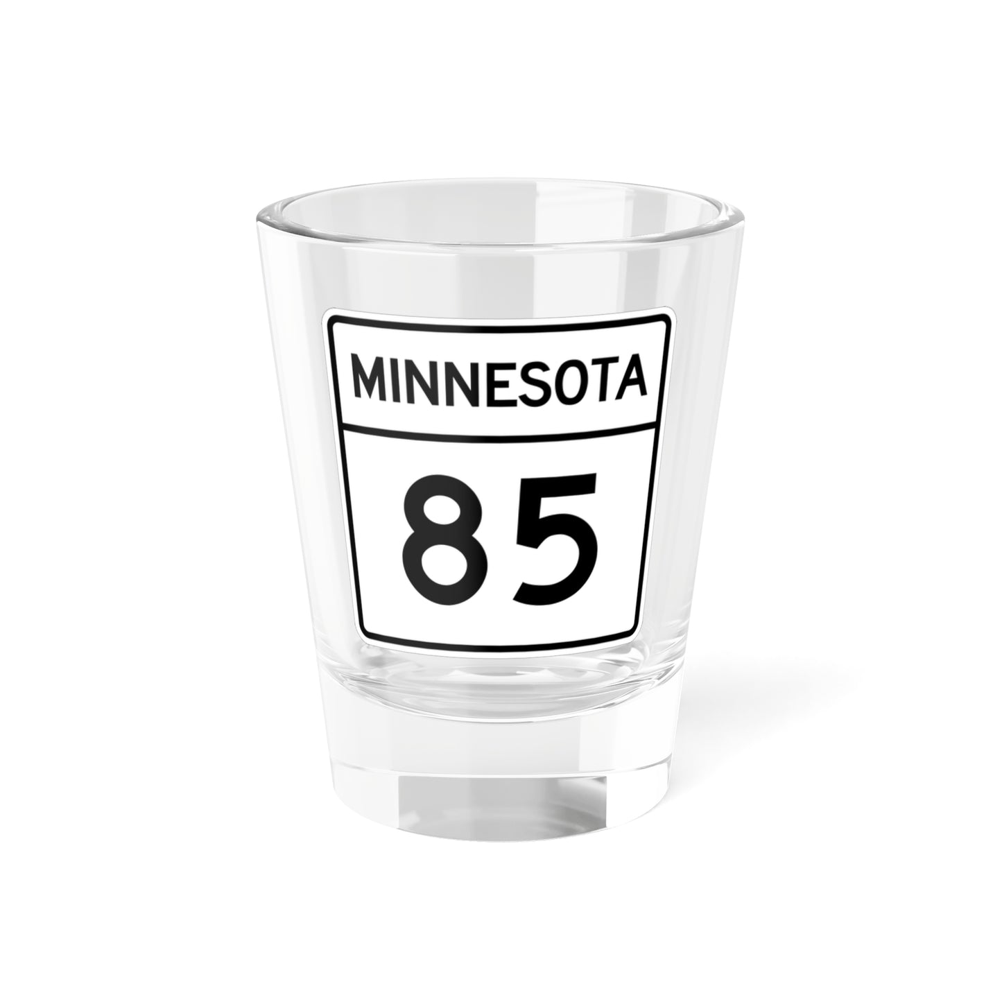 MN-85 1948 (Minnesota) (Road Sign) Shot Glass 1.5oz