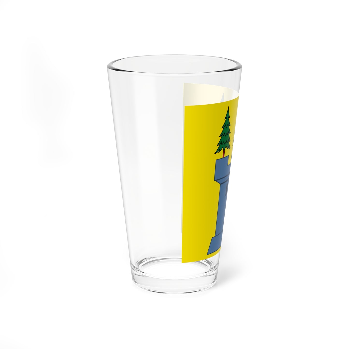 CHE Laupen ZH 1667 Flag (Switzerland) Pint Glass 16oz
