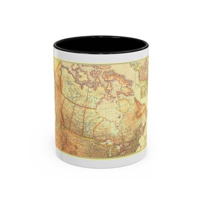 Canada (1936) (Map) Accent Coffee Mug