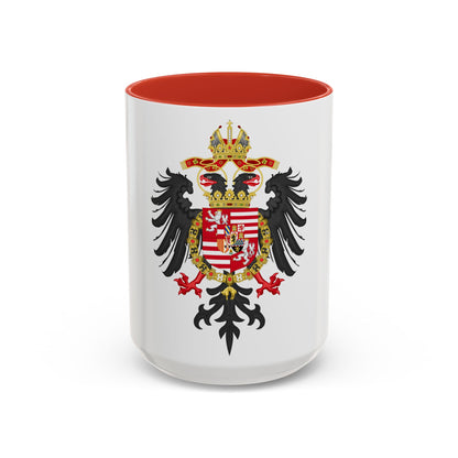 Greater Coat of Arms of Ferdinand I, Holy Roman Emperor - Accent Coffee Mug