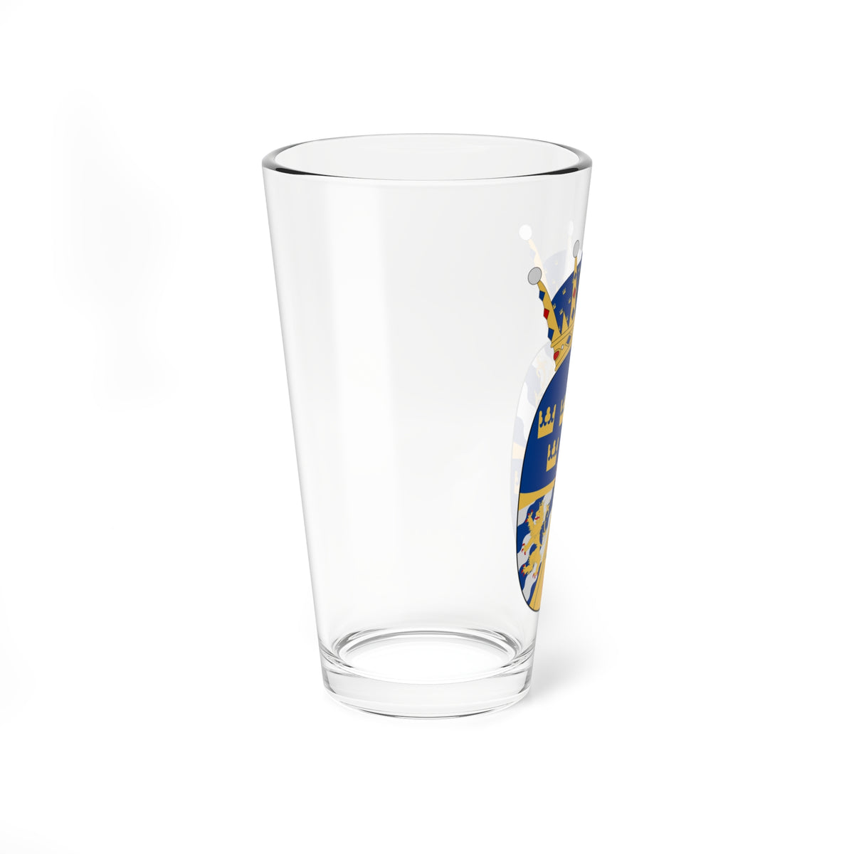 Kronprinsessan Louise vapen (Sweden) (Coat of Arms) Pint Glass 16oz