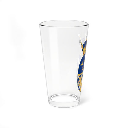 Kronprinsessan Louise vapen (Sweden) (Coat of Arms) Pint Glass 16oz