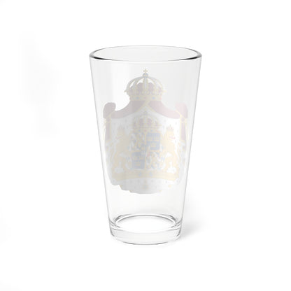 Great coat of arms of Sweden (Sweden) (Coat of Arms) Pint Glass 16oz
