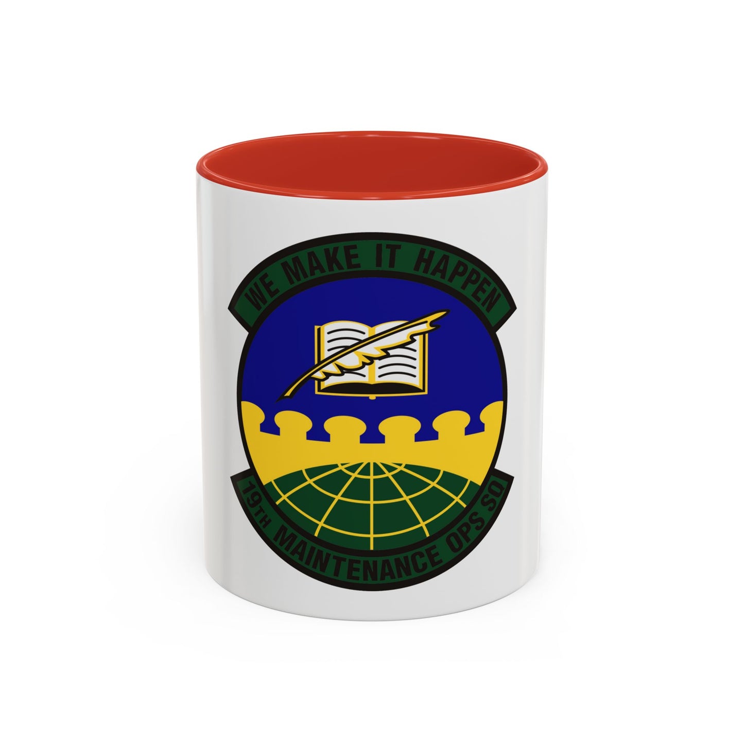 19th Maintenance Operations Squadron (U.S. Air Force) Accent Coffee Mug