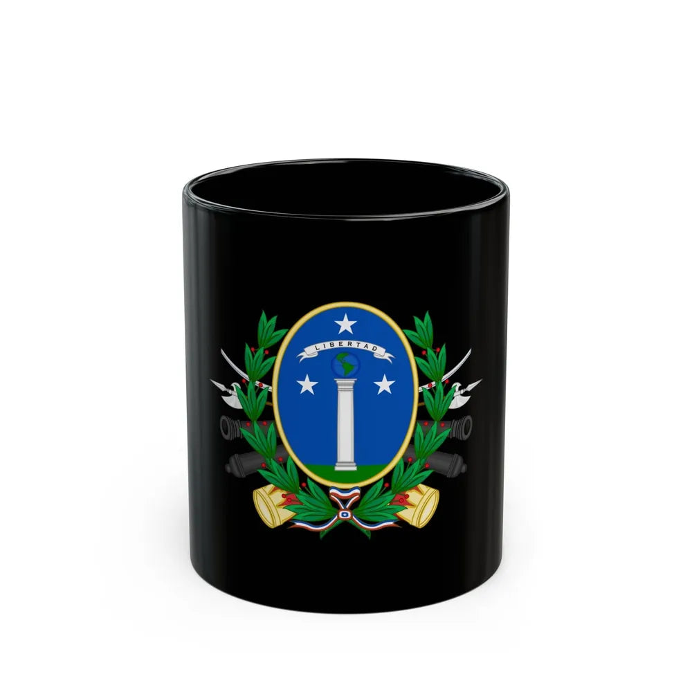 Coat of Arms of Chile (1819-1834) - Black Coffee Mug-11oz-Go Mug Yourself