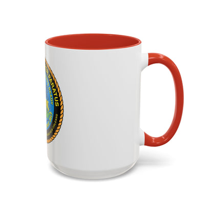 USCG ISC New Orleans (U.S. Coast Guard) Accent Coffee Mug