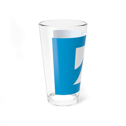 Flag of Taiwa Miyagi (Japan) Pint Glass 16oz