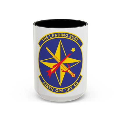 548th OPS SPT Sq (U.S. Air Force) Accent Coffee Mug 15oz Black - Go Mug Yourself