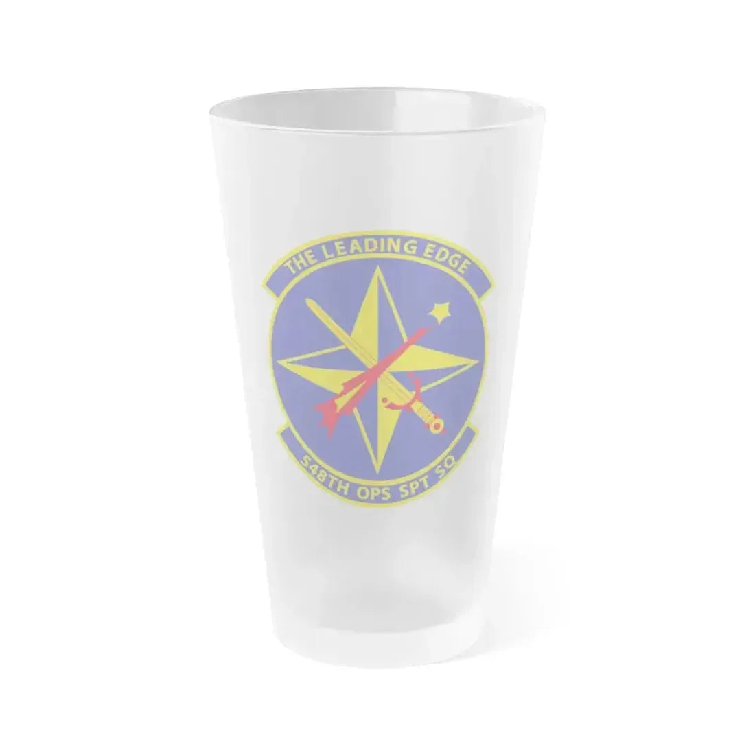 548th OPS SPT Sq (U.S. Air Force) Frosted Pint Glass 16oz 16oz Frosted - Go Mug Yourself