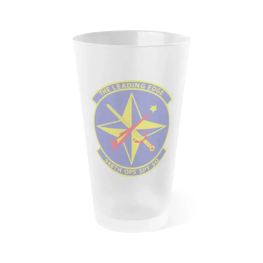 548th OPS SPT Sq (U.S. Air Force) Frosted Pint Glass 16oz 16oz Frosted - Go Mug Yourself