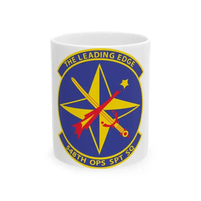 548th OPS SPT Sq (U.S. Air Force) White Coffee Mug 11oz - Go Mug Yourself