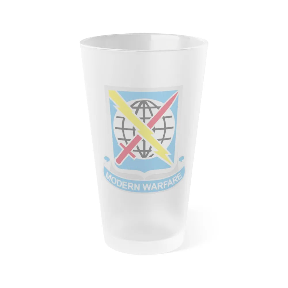 549 Military Intelligence Battalion (U.S. Army) Frosted Pint Glass 16oz-Go Mug Yourself