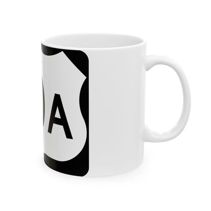 US 20A NY (New York) (Road Sign) White Coffee Mug