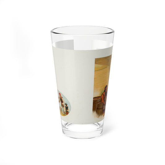 Squanto and the Miracle of Thanksgiving, interior illustrations (9), 2012 (Magazine Illustration) Pint Glass 16oz