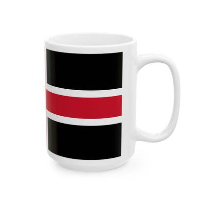 Flag of Durham UK - White Coffee Mug-Go Mug Yourself