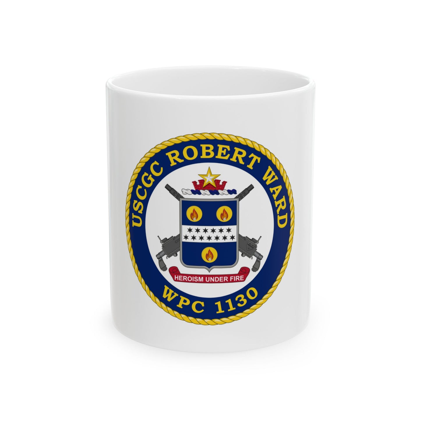 USCGC Robert Ward WPC 1130 (U.S. Coast Guard) White Coffee Mug