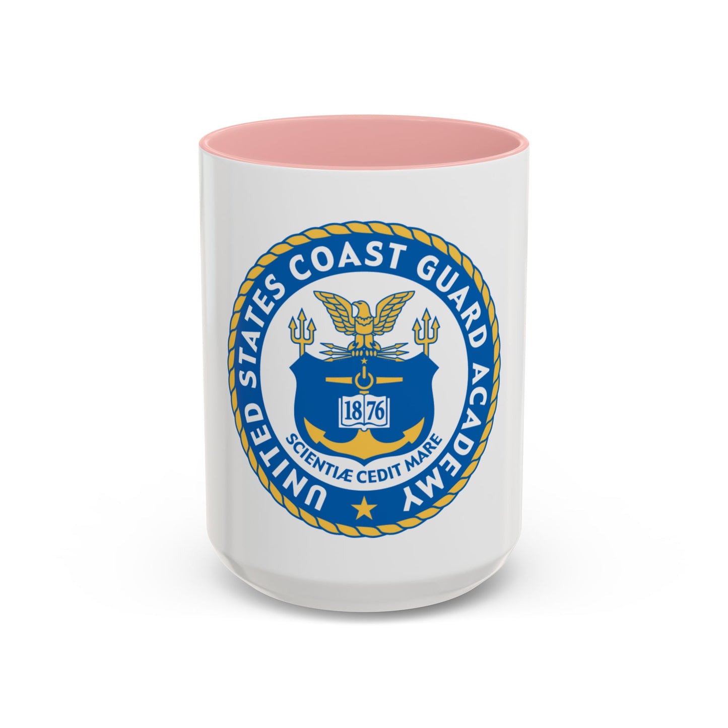 USCG Academy (U.S. Coast Guard) Accent Coffee Mug