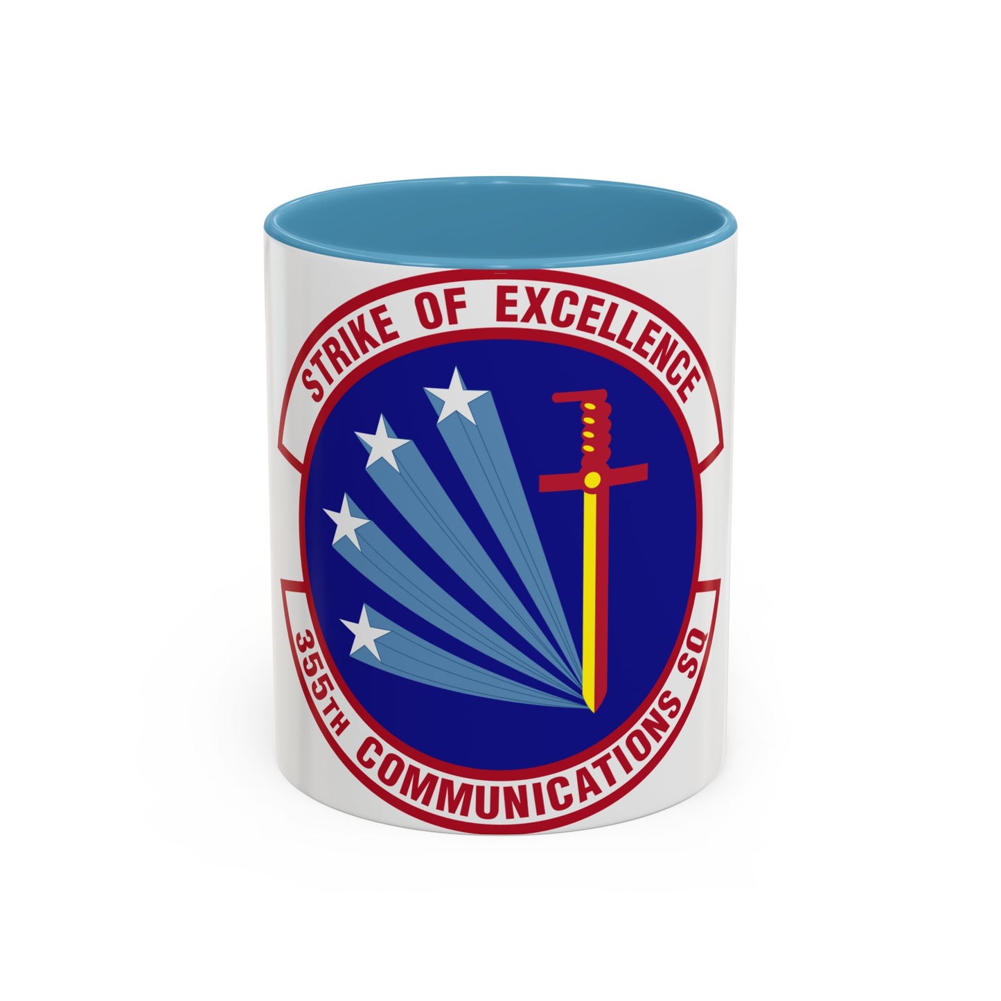 355 Communications Squadron ACC (U.S. Air Force) Accent Coffee Mug