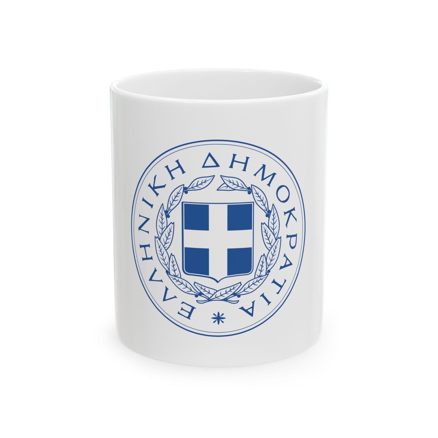 Great Seal of the State (Greece) - White Coffee Mug