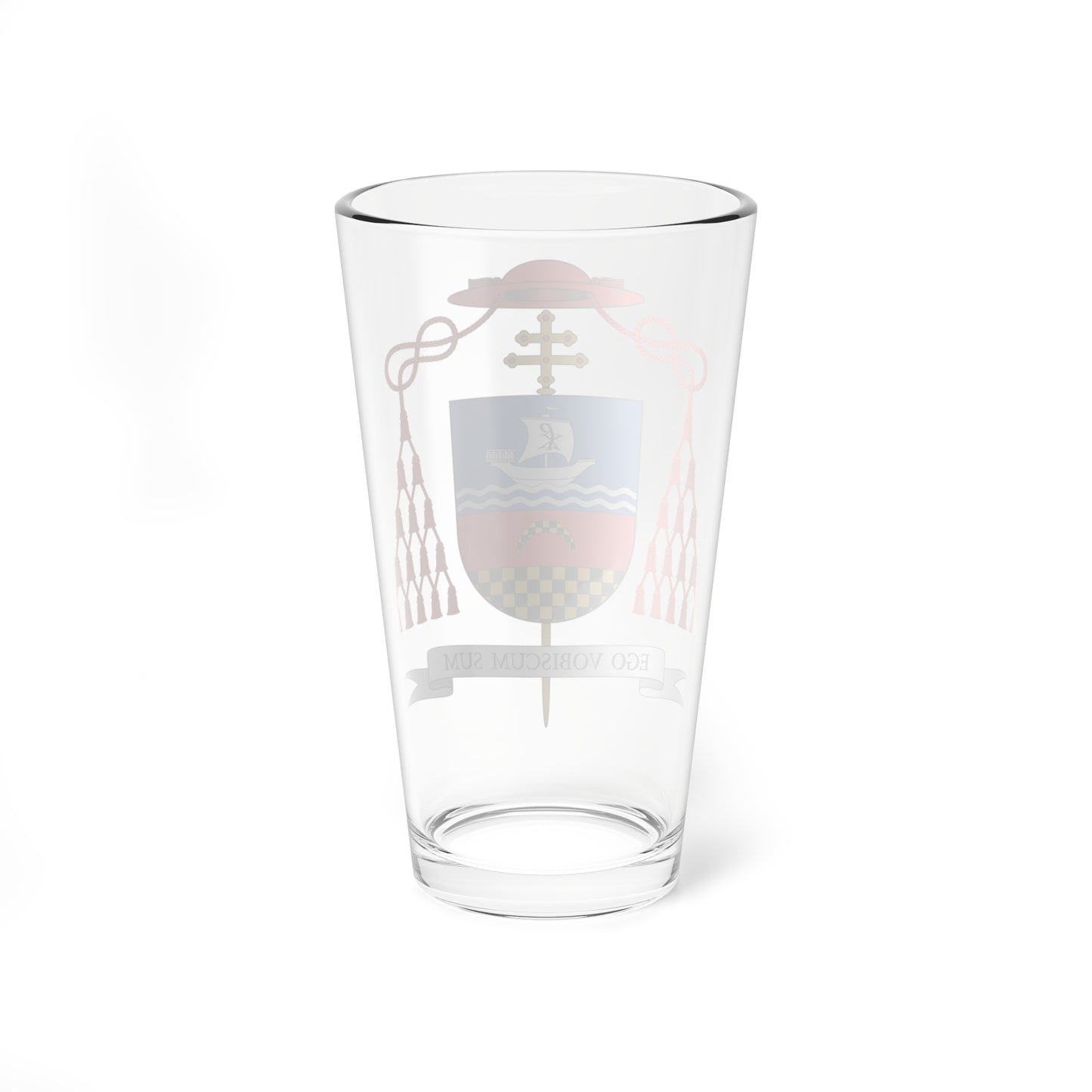 Escudo de Antonio María Javierre Ortás (Spain) (Coat of Arms) Pint Glass 16oz