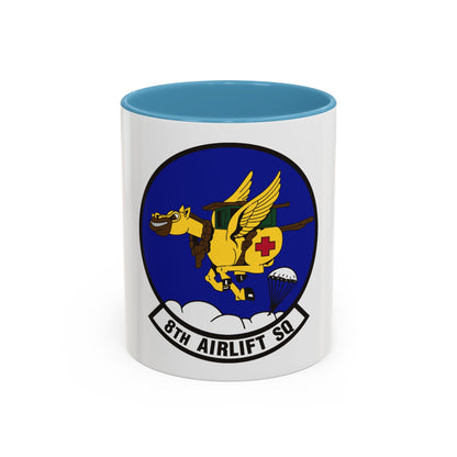 8th Airlift Squadron (U.S. Air Force) Accent Coffee Mug