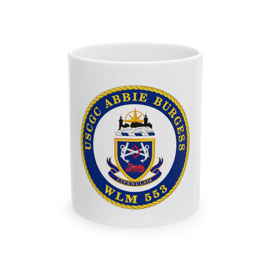 USCGC Abbie Burgess WLM 553 (U.S. Coast Guard) White Coffee Mug