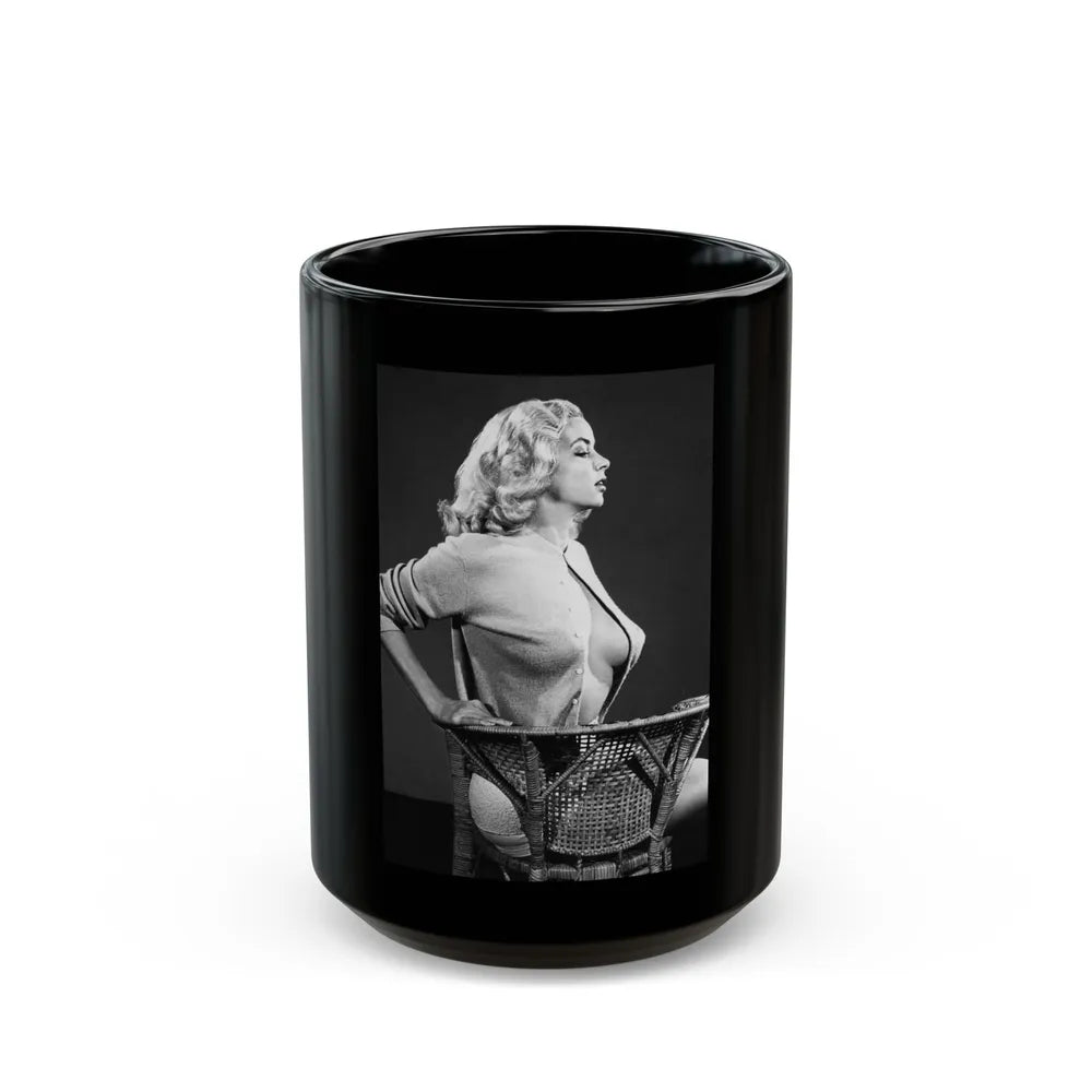 Eve Meyer #34 (Vintage Female Icon) Black Coffee Mug-15oz-Go Mug Yourself